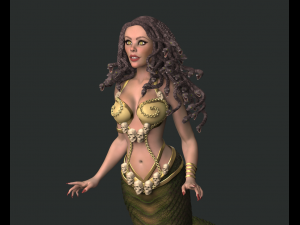 medusa gorgon high poly Model 3D