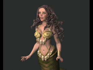 medusa gorgon high poly 3D Model