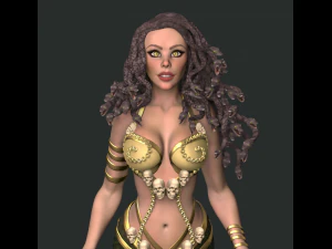 medusa gorgon high poly 3D Model