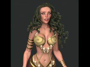 medusa gorgon high poly 3D Model