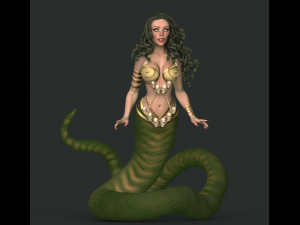 medusa gorgon high poly Model 3D