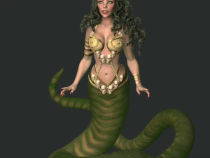 medusa gorgon high poly 3D Model