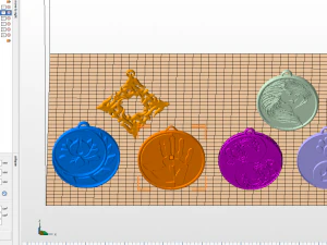 set of pendants 6 pieces stl 3D Print Model
