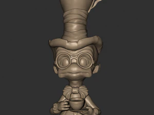 worm cartoon high poly 3D Model