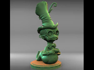 Черв'як мультфільм stl 3D Принт Модель