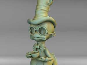 Desenho animado de verme stl Modelo de Impressão 3D