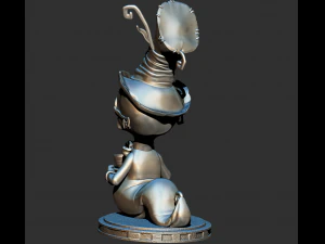 Desenho animado de verme stl Modelo de Impressão 3D