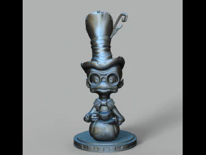 Desenho animado de verme stl Modelo de Impressão 3D
