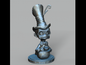 Worm cartoon stl Modèles 3D en vedette