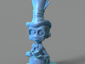 Worm cartoon stl Modèles 3D en vedette