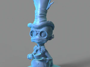 Desenho animado de verme stl Modelo de Impressão 3D