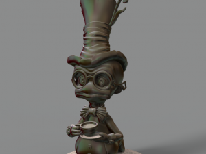 Worm cartoon stl Modèles 3D en vedette