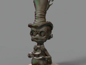 Desenho animado de verme stl Modelo de Impressão 3D