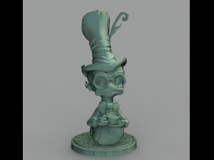 Worm cartoon stl Modèles 3D en vedette