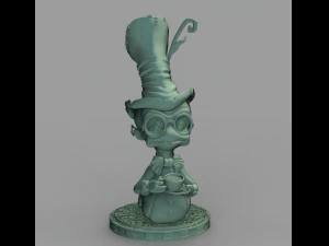 Desenho animado de verme stl Modelo de Impressão 3D