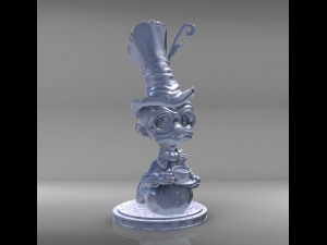 Worm cartoon stl Modèles 3D en vedette