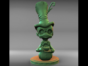 Worm cartoon stl Modèles 3D en vedette