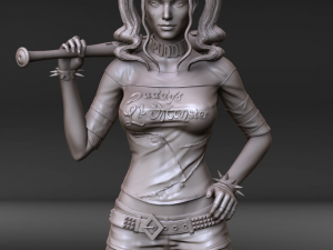 harley quinn 3d print stl 3D-printmodel