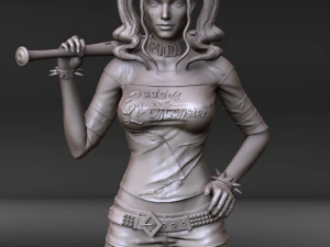 Харлі Квінн 3d друк stl 3D Принт Модель