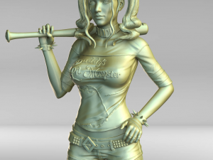 harley quinn 3d print stl Modello di stampa 3D