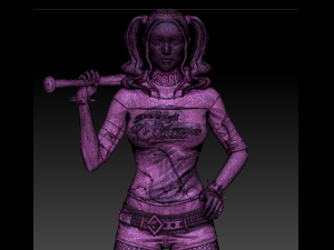 harley quinn 3d print stl Modello di stampa 3D