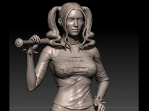 harley quinn 3d print stl Modello di stampa 3D