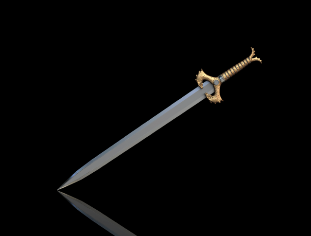 blade wonder woman 3d print and high poly 3D Print Model .c4d .max .obj .3ds .fbx .stl .blend 