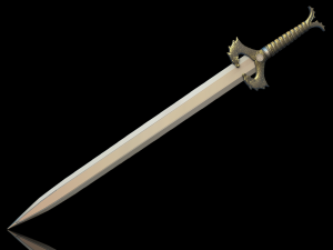 blade wonder woman 3d print and high poly 3D Print Model
