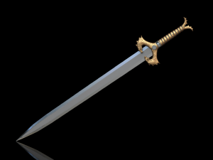 blade wonder woman 3d print and high poly 3D Print Model