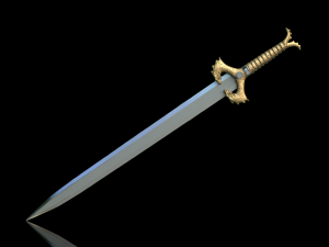 blade wonder woman 3d print and high poly 3D Print Model