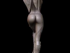 female elf archer 3d print and high poly 3D Baskı Modeli