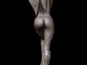 female elf archer 3d print and high poly 3D Print Model