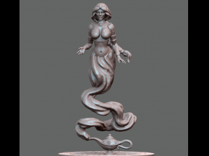jinnee stl 3d print model Model Cetak 3D