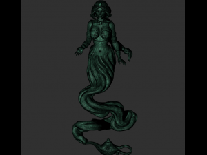 jinnee stl 3d print model Model Cetak 3D