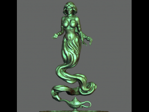 jinnee stl 3d print model Model Cetak 3D