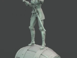 female pirate 3d print model 3D Print Model