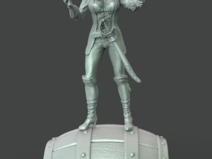 female pirate 3d print model 3D Print Model