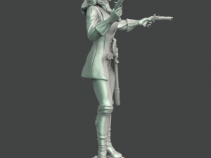 female pirate 3d print model 3D-Druckmodell
