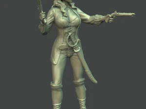 female pirate 3d print model 3D Print Model