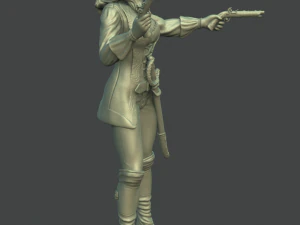 female pirate 3d print model 3D Print Model