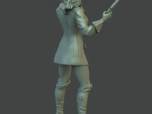 female pirate 3d print model 3D Print Model