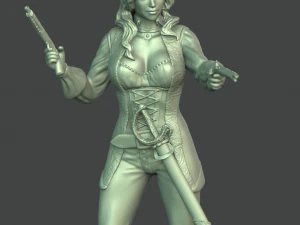 female pirate 3d print model 3D Print Model