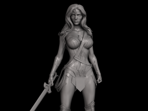 wonder woman 3d print 3D प्रिंट मॉडल