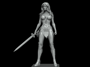 wonder woman 3d print 3D प्रिंट मॉडल