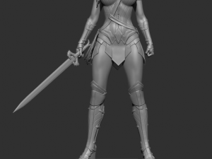 wonder woman 3d print 3D प्रिंट मॉडल