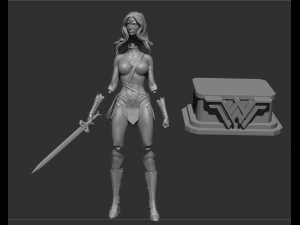 wonder woman 3d print 3D प्रिंट मॉडल