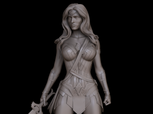 wonder woman 3d print 3D प्रिंट मॉडल