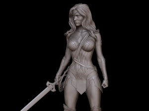wonder woman 3d print 3D प्रिंट मॉडल