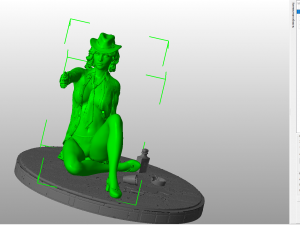 girl with a stl 3d print model 3D Принт Модель