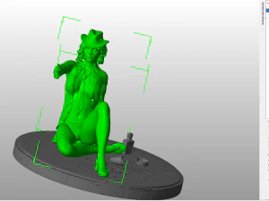 girl with a stl 3d print model 3D Print Model
